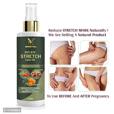 Nainital  Body Care Oil - Scars, Pregnancy Stretch Mark,Ageing,Uneven Skin Tone- 100 ml-thumb0