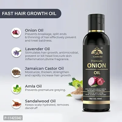 Onion Oil For Hair Regrowth And Hair Fall Control Hair Oil 50 Ml-thumb0