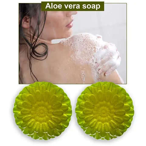 Aloe Vera Soap With Ylang Ylang Essential Oil-100 Grams Each Multipack