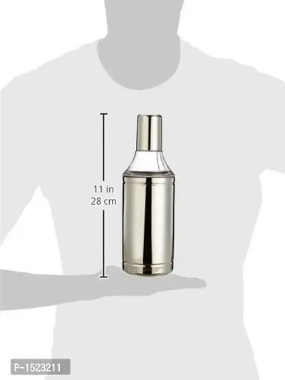 Stainless Steel Oil Dropper, 1 Liter, Silver-thumb0