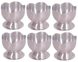 Dynore Set of 6 Lotus Ice Cream Cup/Soup Bowl-thumb1