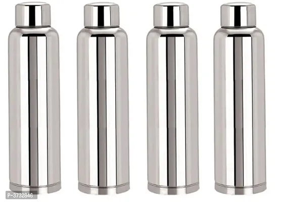 Set of 4 Stainless Steel fridge bottles-thumb0