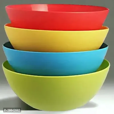 Modern Microwave Safe Plastic Bowls - Pack of 4-thumb2