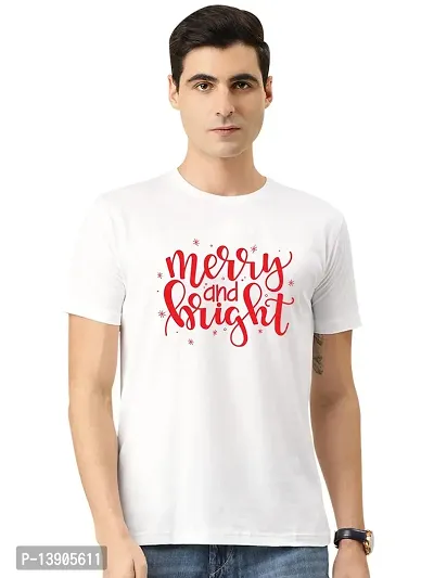 Be Awara Men's Christmas Printed T-Shirts-thumb0