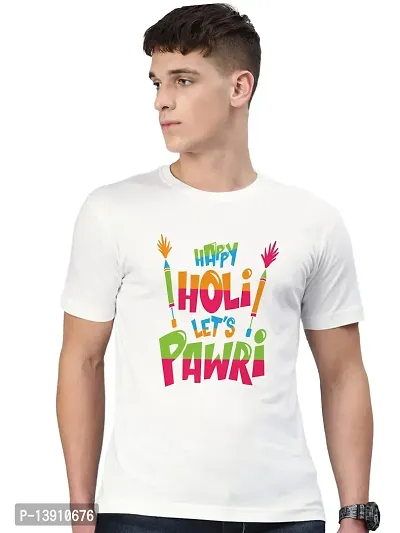 Be Awara Men's Holi Printed T-Shirts