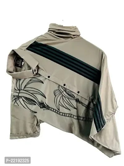 KASHTBHANJANDEV Fashion Men's Bollywood Lycra Half Sleeves Casual Nature Printed Shirt||-thumb0