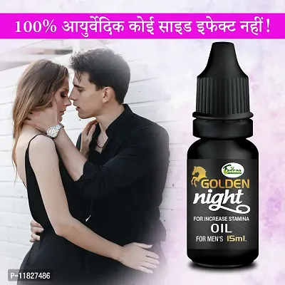 Trendy Golden Night Oil Sex Oil Sexual Oil Power Oil For Long Size Reduce Sexual Disability Improves Power Men Long Time Oil-thumb0