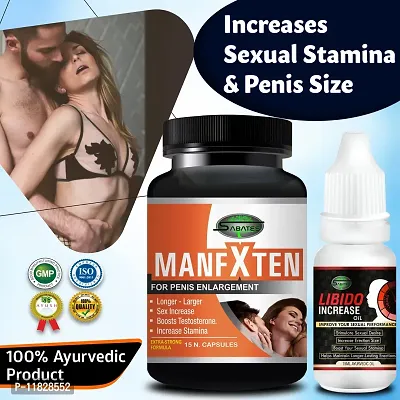 Trendy Manfxten And Libido Sex Capsule For Men Sex Oil Sexual Oil Massage Gel Sexual Capsule - Increase Sex Time And Power Long Time Power-thumb0