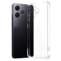 Fastship Rubber Back Cover for Mi REDMI 12 5G  Transparent-thumb1