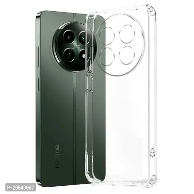 Fastship soft Rubber Back Cover for Realme RMX3998 / 12x / 12 5G - Transparent-thumb2