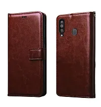 Fastship Vintage Magnatic Closer Leather Flip Cover for Honor HRY AL00Ta  Honor 20i  Executive Brown-thumb1