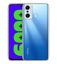 Coverage Transparent Rubber Case Back Cover for Infinix X668  Hot 12Pro  Transparent-thumb1