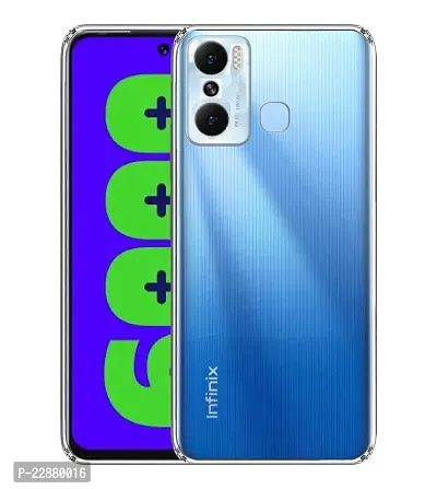 Coverage Transparent Rubber Case Back Cover for Infinix X668  Hot 12Pro  Transparent-thumb2