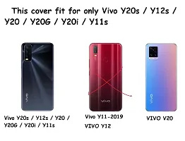 Fastship Combo 2 Flip Cover for Vivo V2052 / Y20A | Wallet Stylish Button Magnetic - Brown / Blue-thumb3