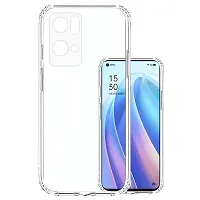 Fastship Rubber Back Cover for Oppo CPH2371  Reno7 5G  Transparent-thumb1