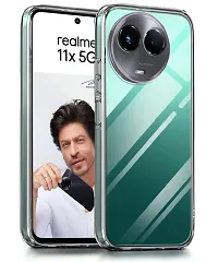 Fastship Cases Rubber Back Cover for Realme RMX3780  Realme 11 5G  Transparent-thumb1