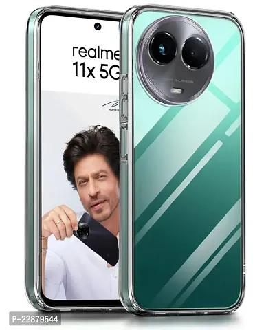 Fastship Cases Rubber Back Cover for Realme RMX3780  Realme 11 5G  Transparent-thumb2