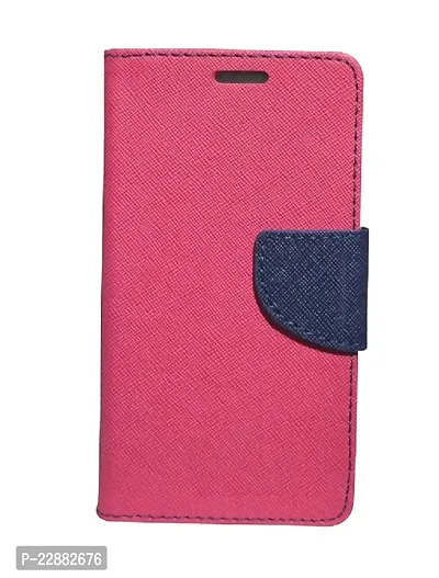 Fastship Honor 9 Lite Flip Cover  Canvas Cloth Durable Long Life  Inside Pockets  Stand  Wallet Stylish Mercury Magnetic Closure Book Cover Leather Flip Case for Honor 9 Lite  Pink Blue-thumb2