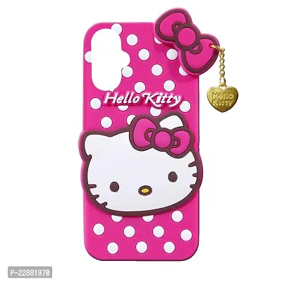 Fastship Case Silicone Soft Hello Kitty with Pendant Case Proper fit Back Cove for OnePlus Nord CE 3 Lite 5G  Pink-thumb2