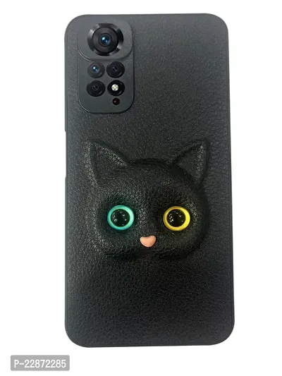 Coverage Eye Cat Silicon Case Back Cover for Redmi Note 11 PRO Plus 5G  3D Pattern Cat Eyes Case Back Cover Case for Mi Redmi Note 11 PRO 5G  Black-thumb2