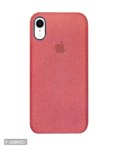 Fastship Shockproof Fabric Phone Cases Cloth Distressed Hard Compatible for Apple i Phone 10R  Red-thumb0