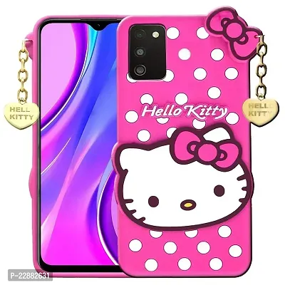 Coverage 3D Cute Soft Silicone Rubber Case with Pendant Girls Back Cover for Oppo Realme RMX3511  Realme C35  Pink-thumb2