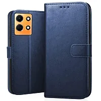 Fastship Cases Vintage Magnatic Closer Leather Flip Cover for OnePlus Nord3 5G  Navy Blue-thumb1