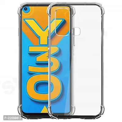 Fastship Rubber Back Cover for Vivo 1938  Vivo Y30  Y50  Transparent