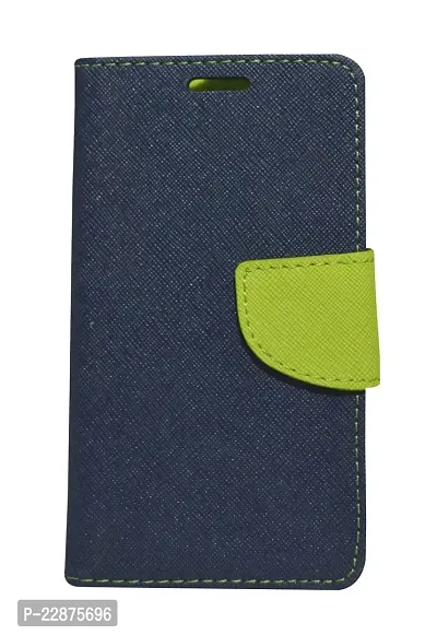 Coverage Poco M2 Flip Cover  Canvas Cloth Durable Long Life  Wallet Stylish Mercury Magnetic Closure Book Cover Leather Flip Case for Poco M2  Blue Green-thumb2