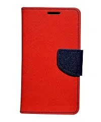 Coverage Mi 9T Flip Cover  Canvas Cloth Durable Long Life  Inside Pockets  Stand  Wallet Stylish Mercury Magnetic Closure Book Cover Leather Flip Case for Mi 9T  Red-thumb1