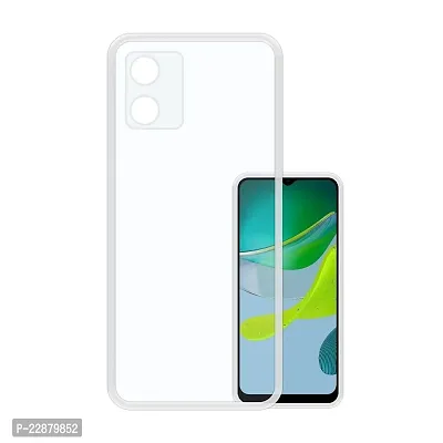 Fastship case Rubber Back Cover for Motorola Moto E13  Transparent-thumb0