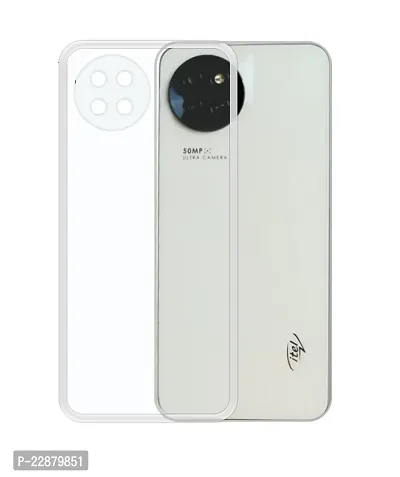 Fastship New Rubber Back Cover for itel S665L  itel S23  Transparent-thumb2