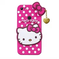 Fastship case Silicone Soft Hello Cat Kitty with Pendant Case Proper fit Back Cover for Vivo Y83  Pink-thumb1