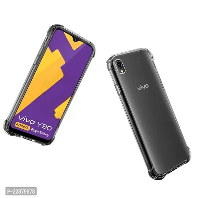 Fastship Back Cover for Vivo Y91C  Vivo Y90 Vivo Y91i  Transparent-thumb0