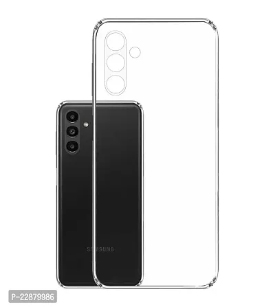 Coverage Silicone Case Back Cover for Samsung Galaxy M13 4G  Transparent-thumb2