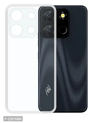 Fastship Case Rubber Back Cover for Itel A662LM  Itel A60s  Transparent-thumb0