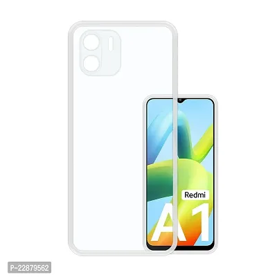 Fastship Silicone Case Back Cover for Redmi A1 2022  Transparent-thumb0