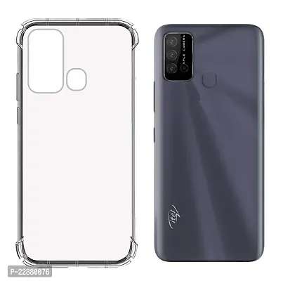 Fastship Cover Rubber Silicone Back Cover for Itel Vision 2S  Transparent-thumb2