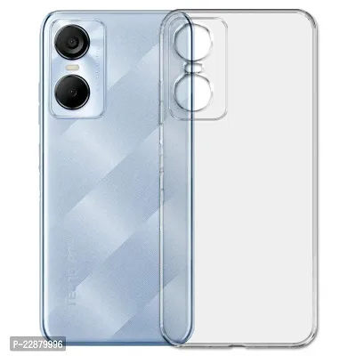 Fastship Rubber Back Cover for Tecno Pop 6Pro  Transparent-thumb2