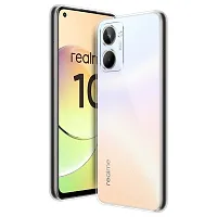 Fastship Cases Rubber Back Cover for Realme RMX3630  Realme 10  Transparent-thumb1