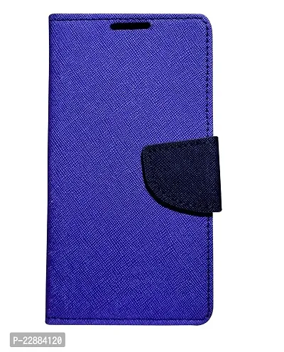 Coverage Genuine Canvas Smooth Flip Cover for Samsung Galaxy Grand 2  G7102h  Inside TPU  Inbuilt Stand  Wallet Style Back Cover Case  Stylish Mercury Magnetic Closure  Purple