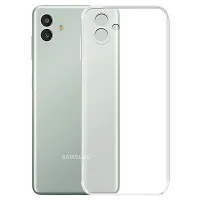 Coverage Transparent Rubber Case Back Cover for Samsung M13  SM M136BL 5G  Transparent-thumb1