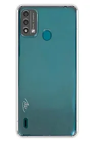 Fastship Cover Rubber Back Cover for Itel P651L  Vision 2S  Transparent-thumb1