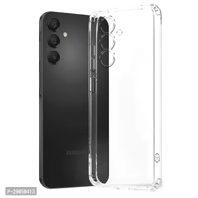 Fastship soft Rubber silicone Clear Back Cover for SAMSUNG Galaxy M15 5G - Transparent-thumb0