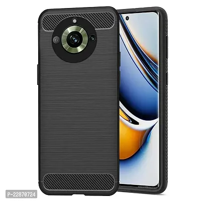 Fastship Cases Silicone Rubber Hybrid Case Case Back Cover for Realme RMX3771  Narzo 60Pro  Black-thumb2