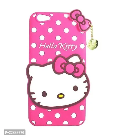 Fastship 3D Cute Soft Silicone Rubber Case with Pendant Girls Back Cover for Vivo Y55L  Pink-thumb0