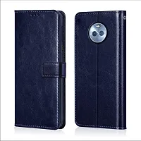 Fastship Case Vintage Magnatic Closer Leather Flip Cover for Motorola Moto X4  Cobalt Blue-thumb1