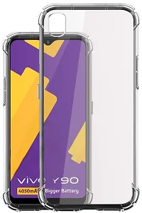 Fastship Back Cover for Vivo Y90 Vivo 1908  Transparent-thumb1