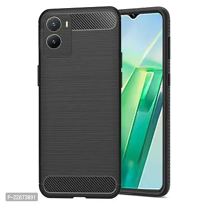 Fastship Cover Case Silicone Rubber Hybrid Case Case Back Cover for Vivo V2225  Y56 5G  Black-thumb2