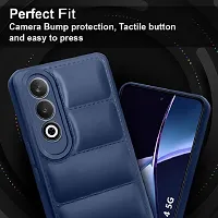 Fastship Puff Case Soft Silicon Flexible Rubber Case Back Cover for OnePlus Nord CE4 5G - Navy Blue-thumb4